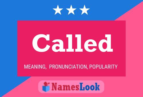 Called Name Poster