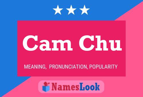 Cam Chu Name Poster