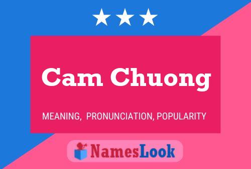 Cam Chuong Name Poster