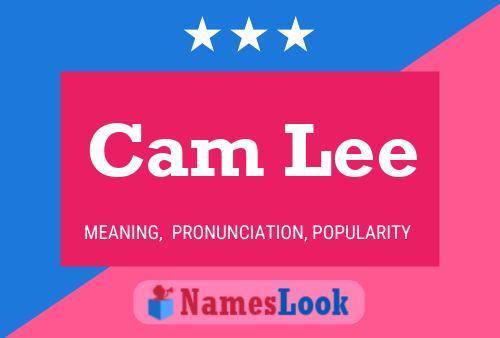 Cam Lee Name Poster