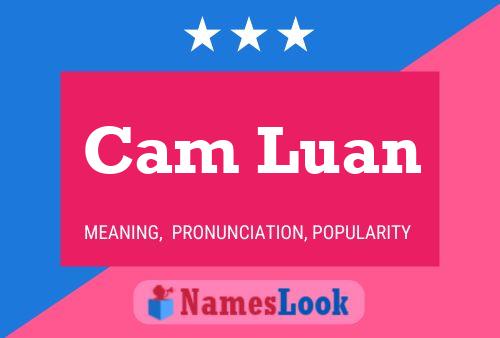 Cam Luan Name Poster