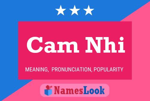 Cam Nhi Name Poster