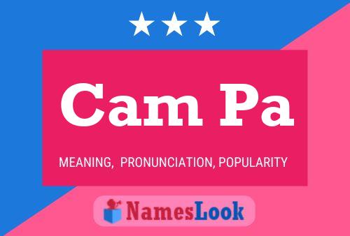 Cam Pa Name Poster