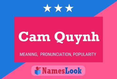 Cam Quynh Name Poster