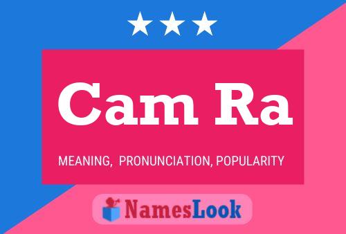 Cam Ra Name Poster