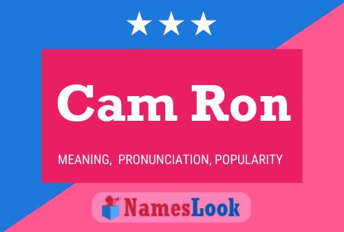 Cam Ron Name Poster