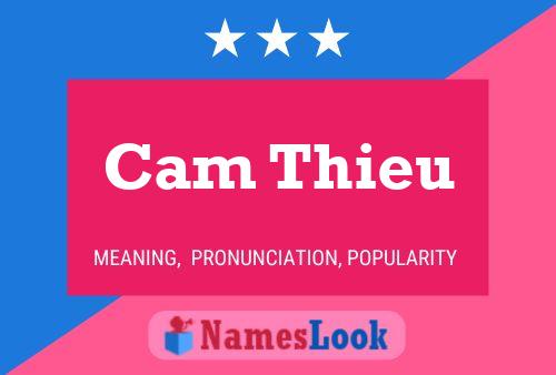 Cam Thieu Name Poster