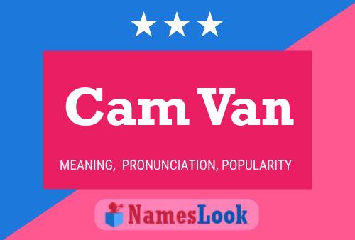 Cam Van Name Poster