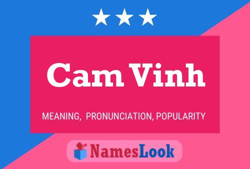 Cam Vinh Name Poster