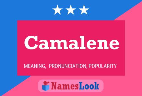 Camalene Name Poster