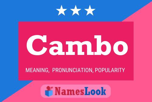 Cambo Name Poster