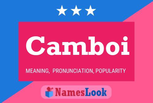 Camboi Name Poster