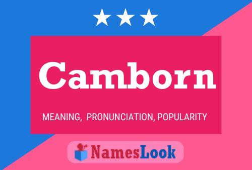 Camborn Name Poster