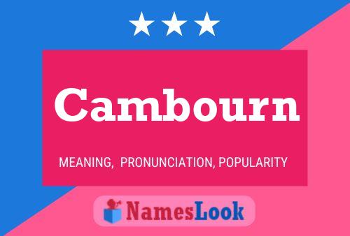 Cambourn Name Poster