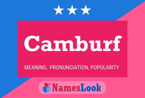 Camburf Name Poster