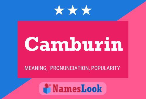 Camburin Name Poster