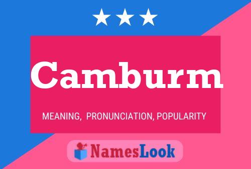 Camburm Name Poster