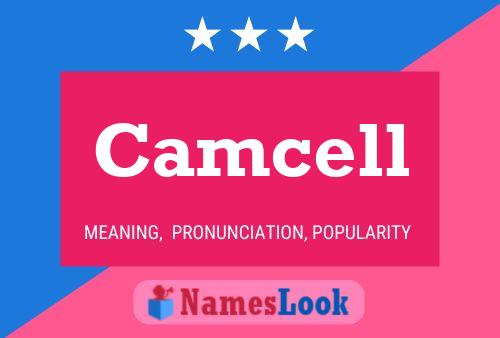 Camcell Name Poster