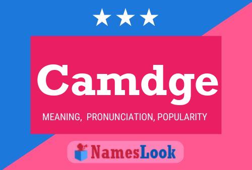 Camdge Name Poster