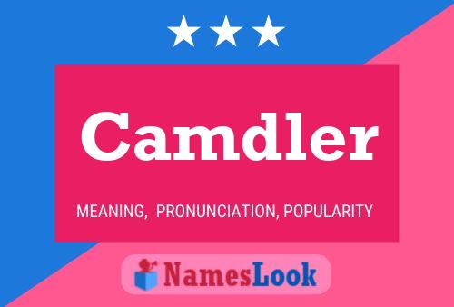 Camdler Name Poster