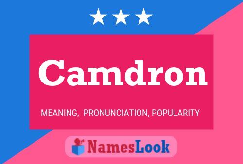 Camdron Name Poster