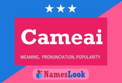 Cameai Name Poster