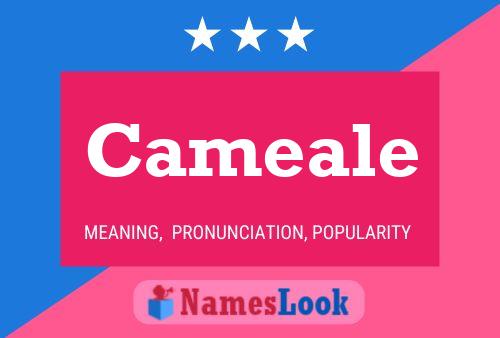 Cameale Name Poster