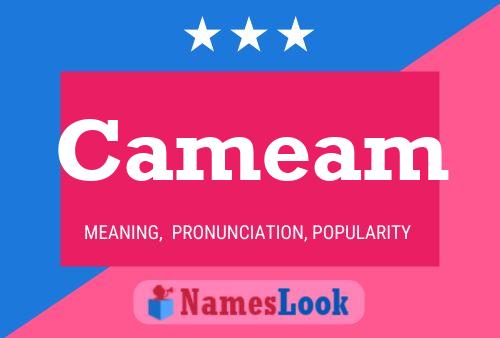 Cameam Name Poster