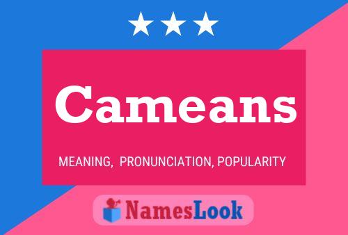 Cameans Name Poster