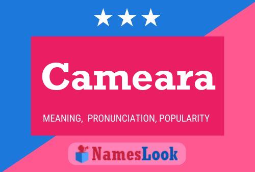 Cameara Name Poster