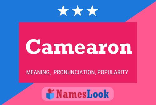 Camearon Name Poster