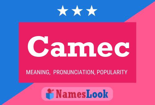 Camec Name Poster