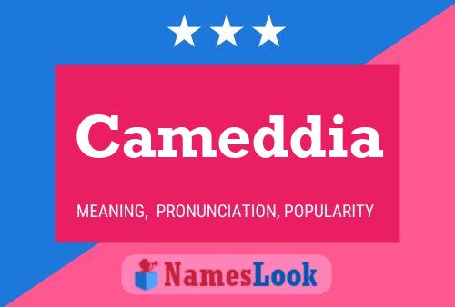 Cameddia Name Poster