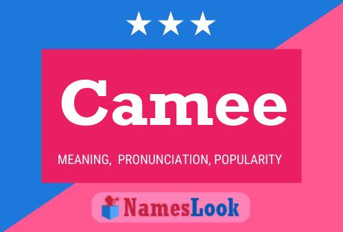 Camee Name Poster