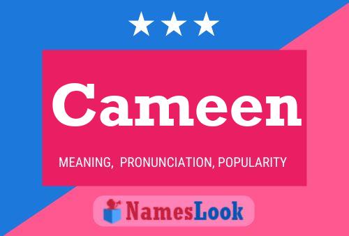 Cameen Name Poster