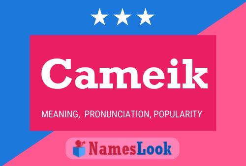 Cameik Name Poster