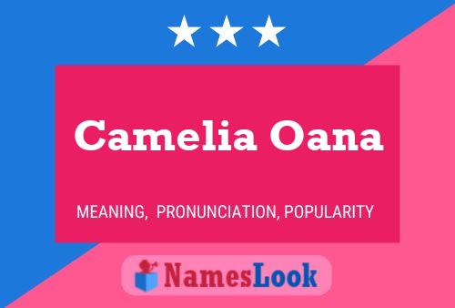 Camelia Oana Name Poster