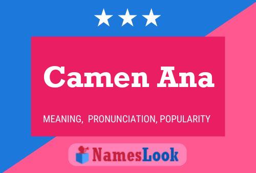 Camen Ana Name Poster