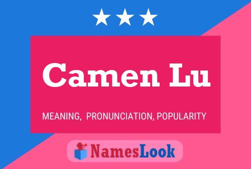 Camen Lu Name Poster