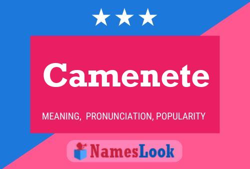 Camenete Name Poster