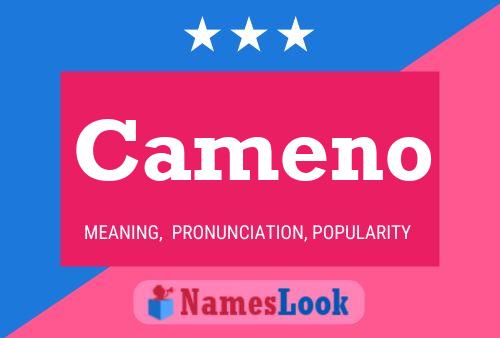 Cameno Name Poster