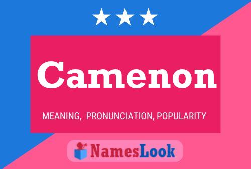 Camenon Name Poster