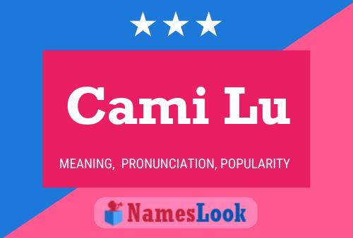 Cami Lu Name Poster