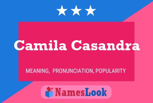 Camila Casandra Name Poster