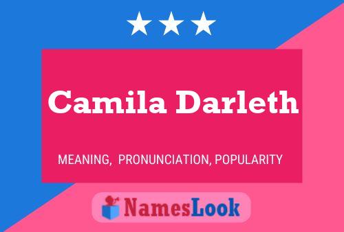 Camila Darleth Name Poster