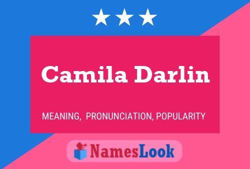 Camila Darlin Name Poster