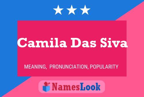 Camila Das Siva Name Poster