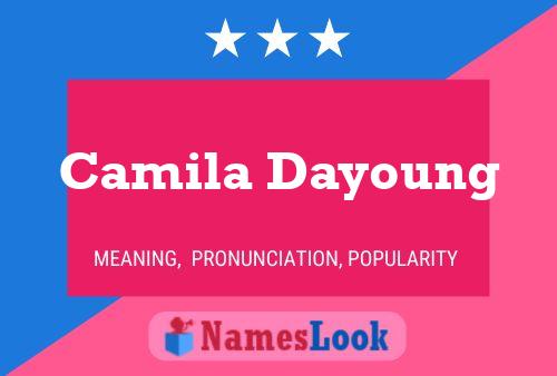 Camila Dayoung Name Poster