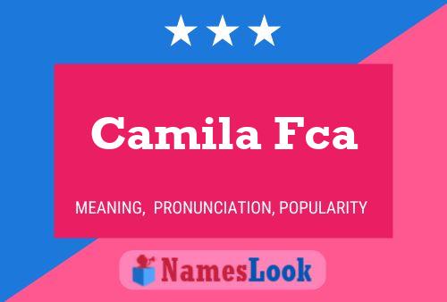 Camila Fca Name Poster