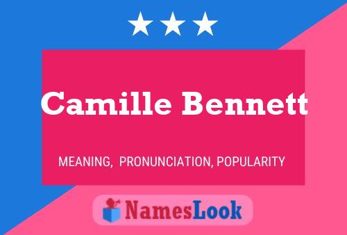 Camille Bennett Name Poster